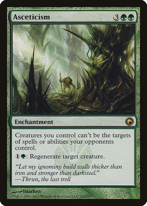 Asceticism - Scars of Mirrodin #110