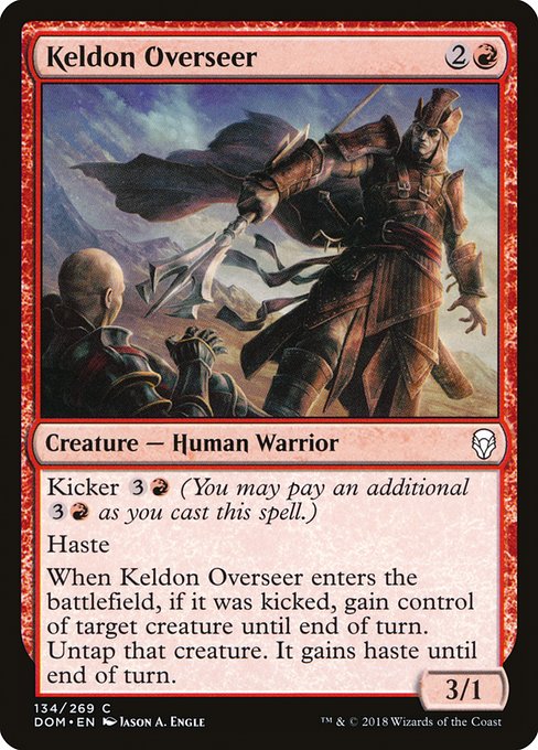 Keldon Overseer - Dominaria #134