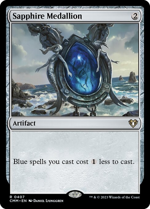 Sapphire Medallion - Commander Masters #407
