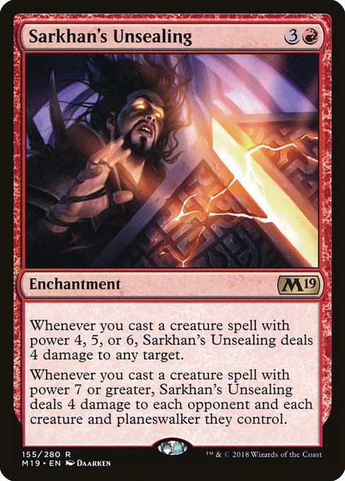 Sarkhan's Unsealing - Core Set 2019 #155