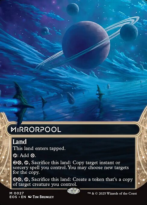 Mirrorpool (0027) (Borderless) - Edge of Eternities: Stellar Sights #27