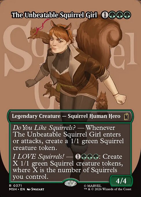 The Unbeatable Squirrel Girl (Borderless) - Marvel Super Heroes #371