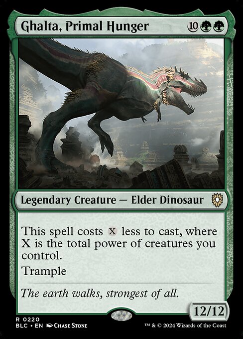 Ghalta, Primal Hunger - Bloomburrow Commander #220