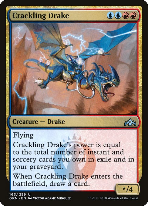 Crackling Drake - Guilds of Ravnica #163