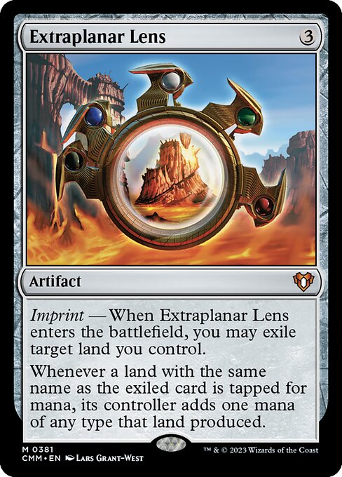 Extraplanar Lens - Commander Masters #381