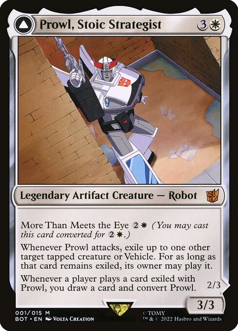 Prowl, Stoic Strategist - Transformers #1