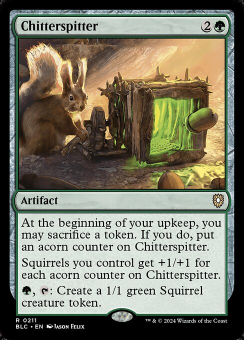 Chitterspitter - Bloomburrow Commander #211