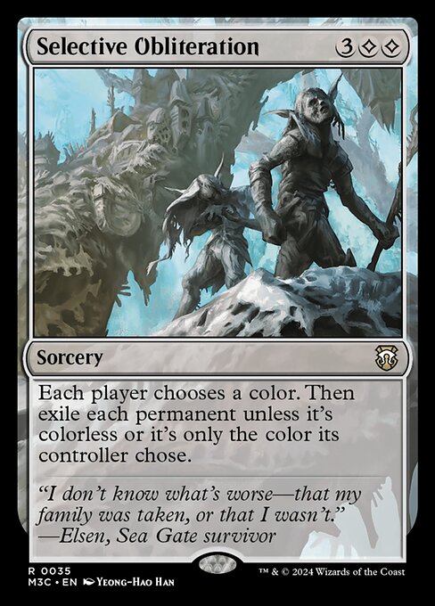 Selective Obliteration - Modern Horizons 3 Commander #35