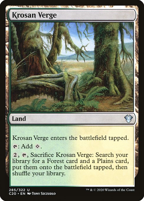 Krosan Verge - Commander 2020 #285