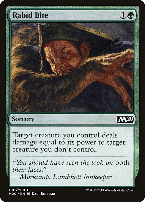 Rabid Bite - Core Set 2020 #190