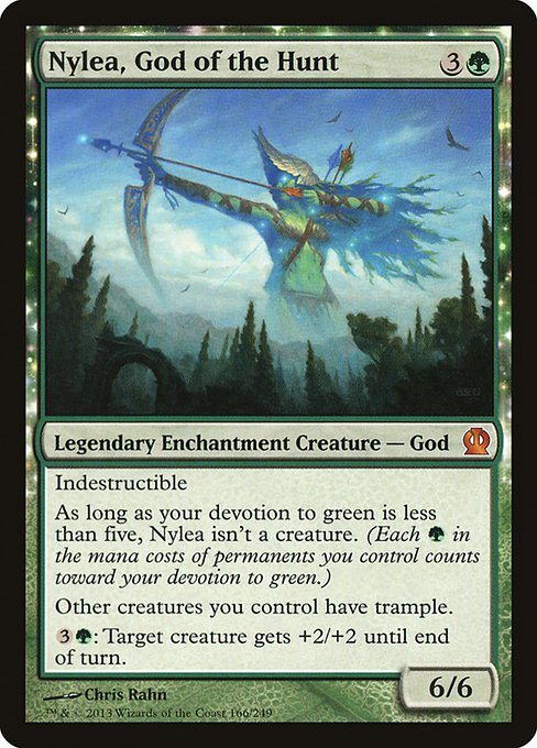 Nylea, God of the Hunt - Theros #166