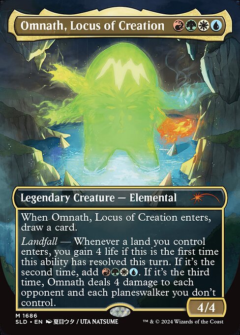 Omnath, Locus of Creation (Rainbow Foil) - Secret Lair Drop #1686