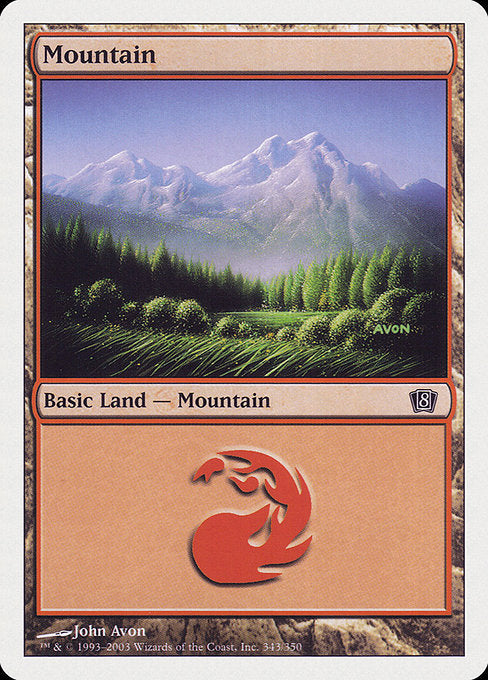 Mountain (343) - Eighth Edition #343