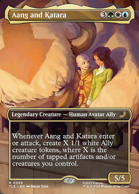 Aang and Katara (Borderless) - Avatar: The Last Airbender Eternal #69