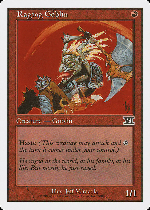 Raging Goblin - Classic Sixth Edition #200