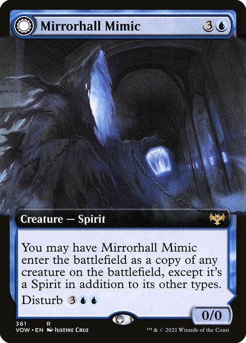 Mirrorhall Mimic (Extended Art) - Innistrad: Crimson Vow #361
