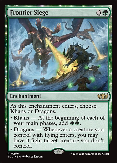 Frontier Siege - Tarkir: Dragonstorm Commander #256