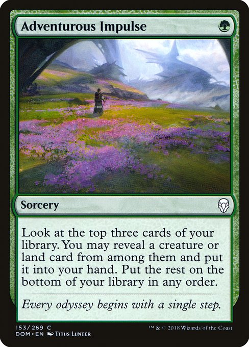 Adventurous Impulse - Dominaria:  - 153 - Near Mint