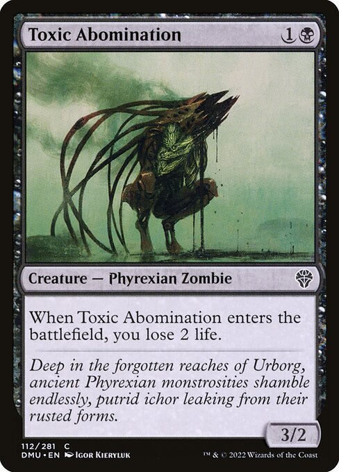 Toxic Abomination - Dominaria United #112