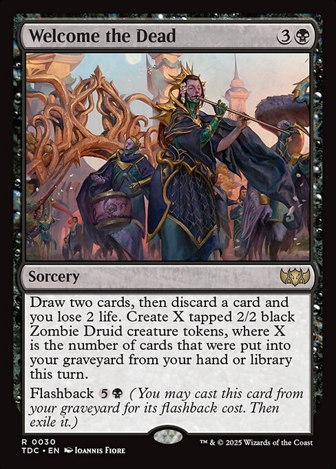 Welcome the Dead - Tarkir: Dragonstorm Commander #30
