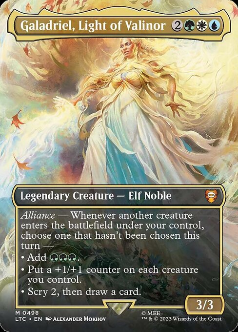 Galadriel, Light of Valinor (Borderless) - Tales of Middle-earth Commander #498