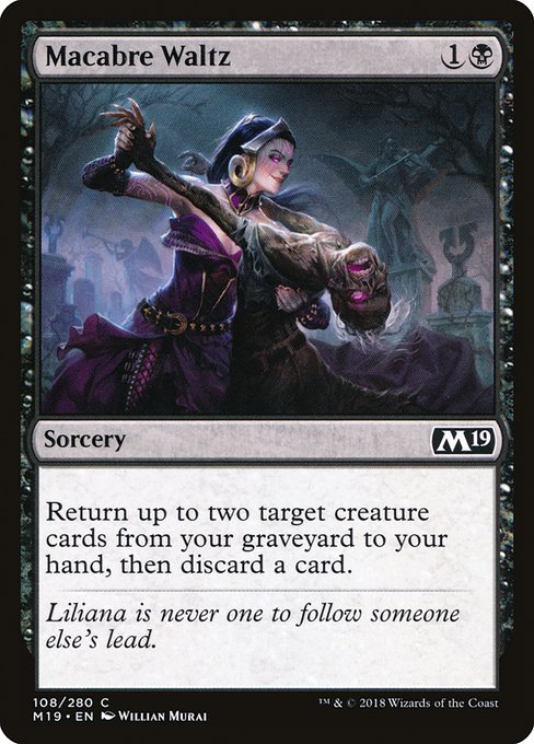 Macabre Waltz - Core Set 2019 #108