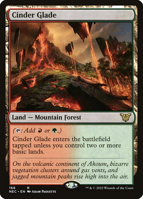 Cinder Glade - Neon Dynasty Commander #166
