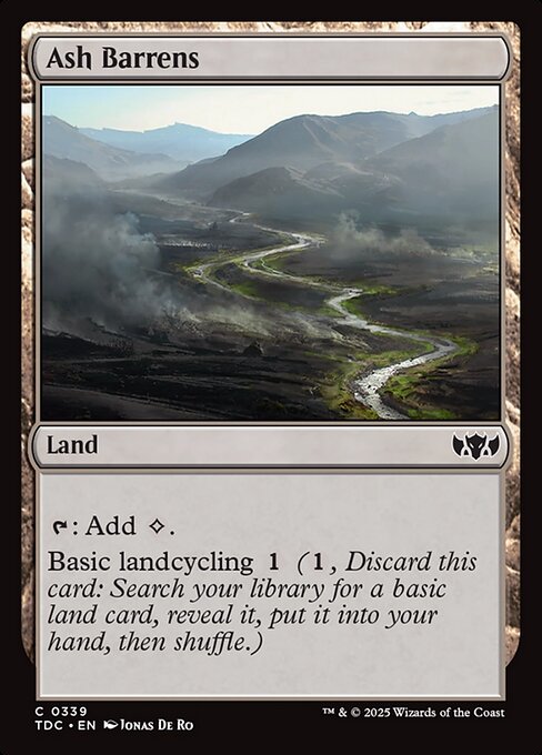 Ash Barrens - Tarkir: Dragonstorm Commander #339