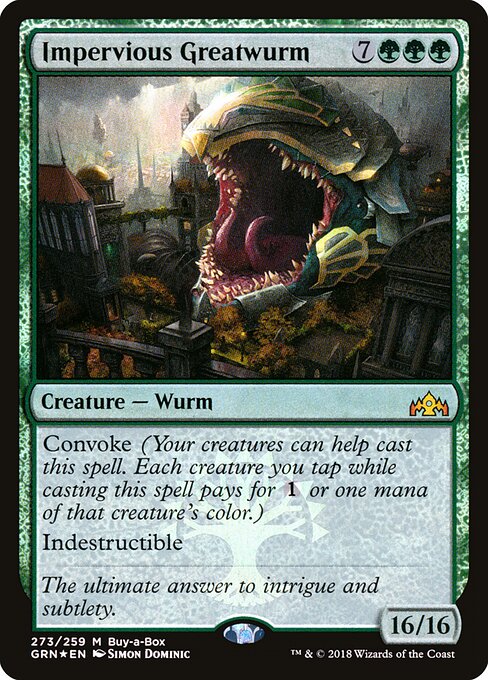 Impervious Greatwurm - Guilds of Ravnica #273