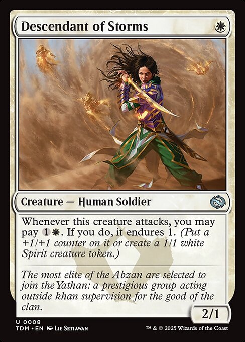 Descendant of Storms - Tarkir: Dragonstorm #8