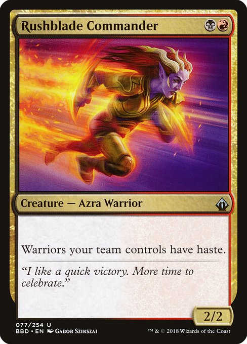 Rushblade Commander - Battlebond #77
