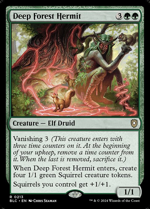 Deep Forest Hermit - Bloomburrow Commander #213
