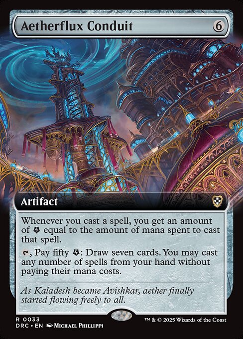 Aetherflux Conduit (Extended Art) - Aetherdrift Commander #33