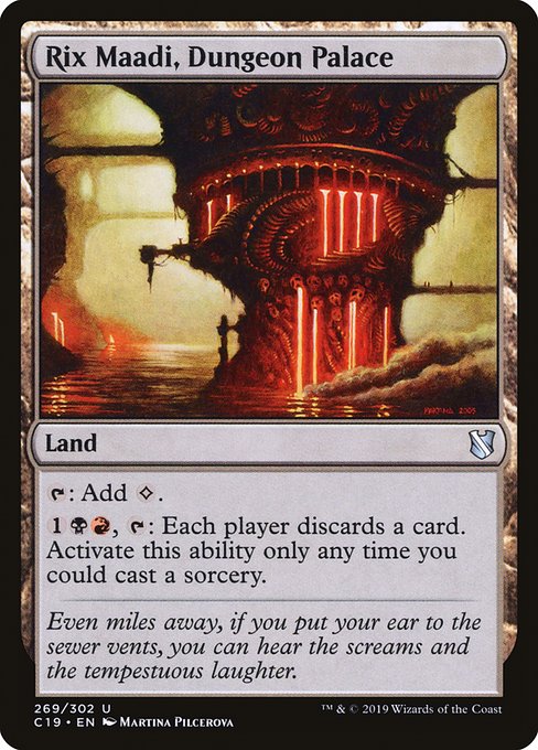 Rix Maadi, Dungeon Palace - Commander 2019 #269