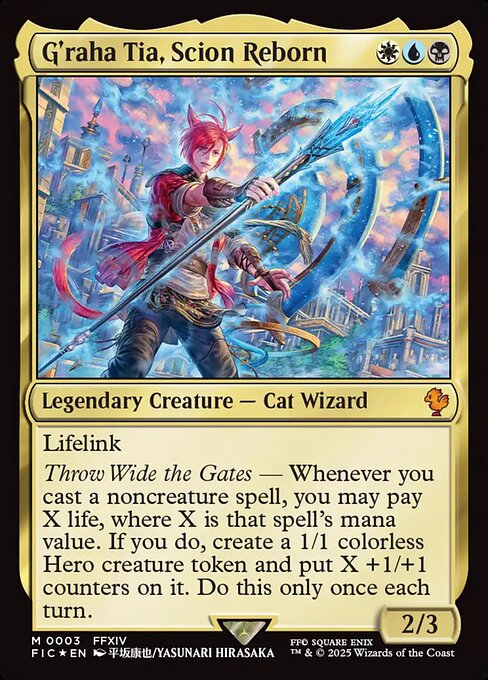 G'raha Tia, Scion Reborn - Final Fantasy Commander #3