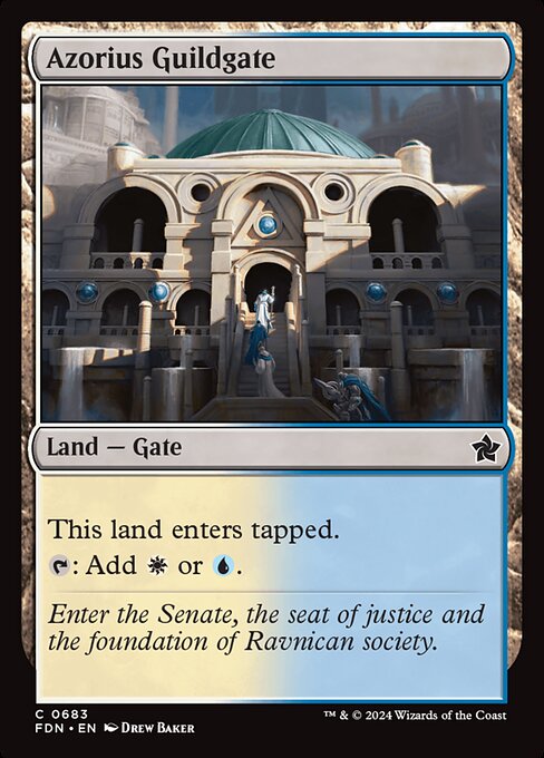 Azorius Guildgate - Foundations #683