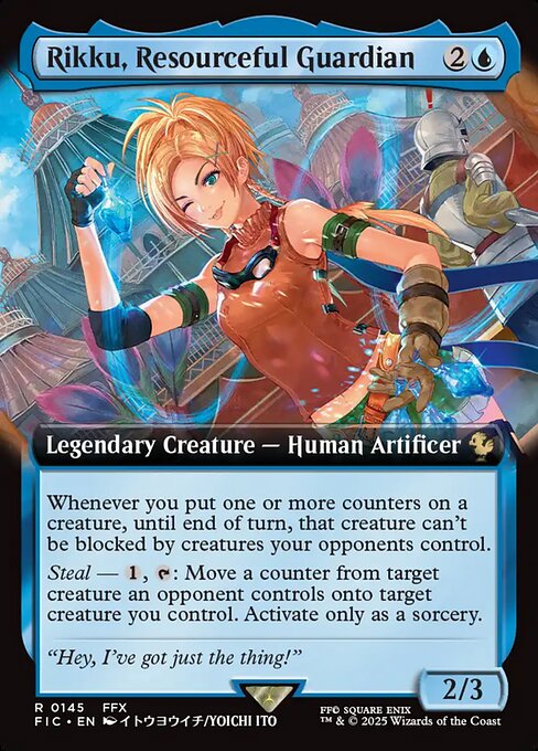 Rikku, Resourceful Guardian (Extended Art) - Final Fantasy Commander #145