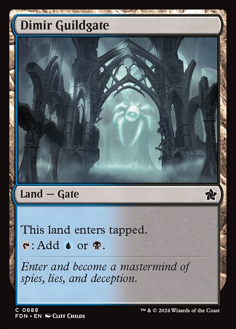 Dimir Guildgate - Foundations #688