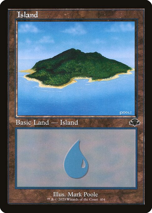 Island (404) (Retro Frame) - Dominaria Remastered #404