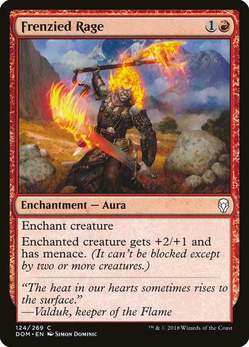 Frenzied Rage - Dominaria #124