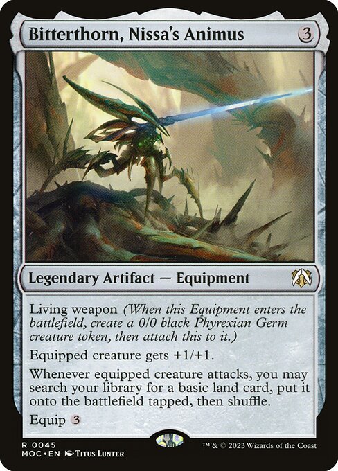 Bitterthorn, Nissa's Animus - March of the Machine Commander #45