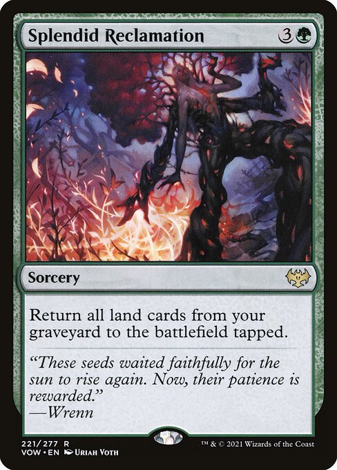 Splendid Reclamation - Innistrad: Crimson Vow #221