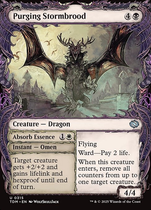 Purging Stormbrood (Showcase) - Tarkir: Dragonstorm:  - 315 - Near Mint