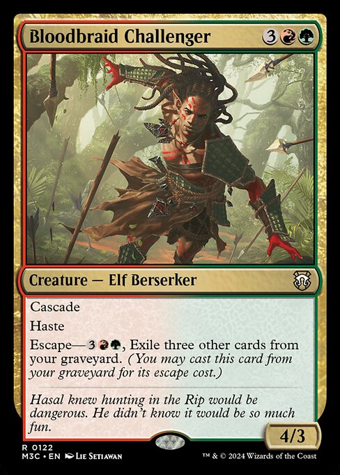 Bloodbraid Challenger - Commander: Modern Horizons 3:  - 122 - Near Mint