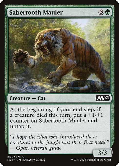 Sabertooth Mauler - Core Set 2021 #202