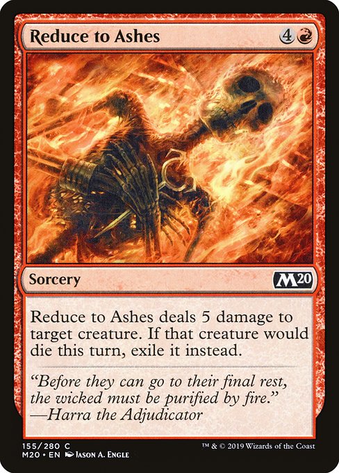 Reduce to Ashes - Core Set 2020 #155
