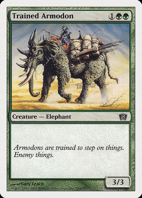 Trained Armodon - Eighth Edition #284