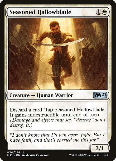 Seasoned Hallowblade - Core Set 2021 #34