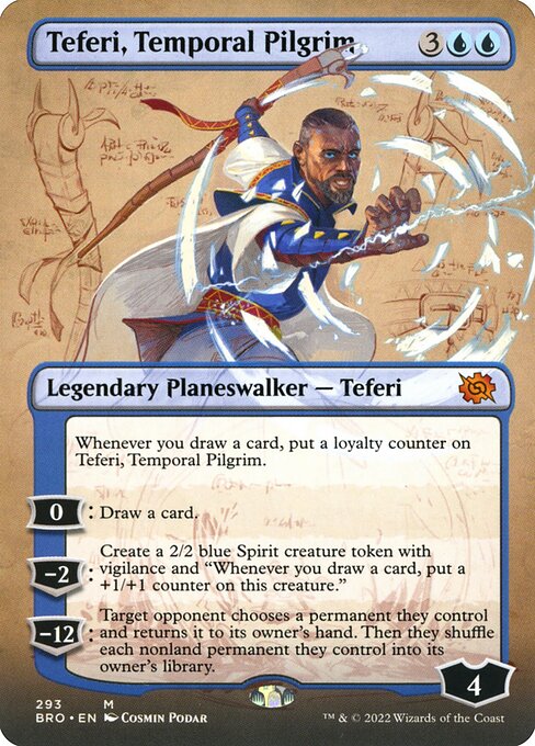 Teferi, Temporal Pilgrim (Borderless) - The Brothers' War #293