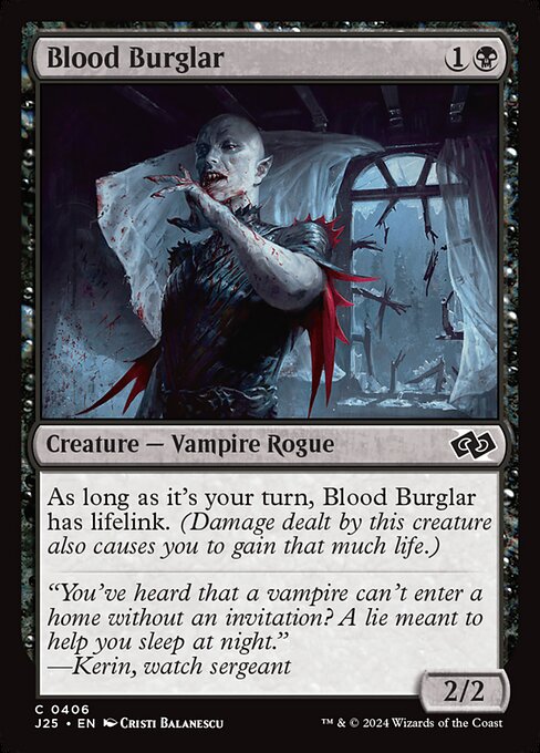 Blood Burglar - Foundations Jumpstart #406